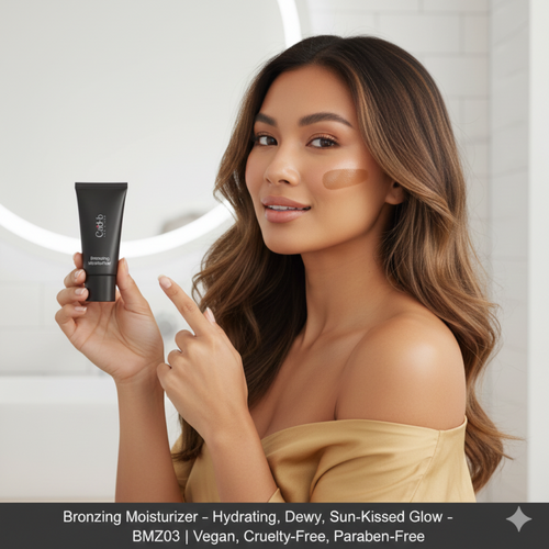 Bronzing Moisturizer – Hydrating, Dewy, Sun-Kissed Glow – BMZ03 | Vegan, Cruelty-Free, Paraben-Free