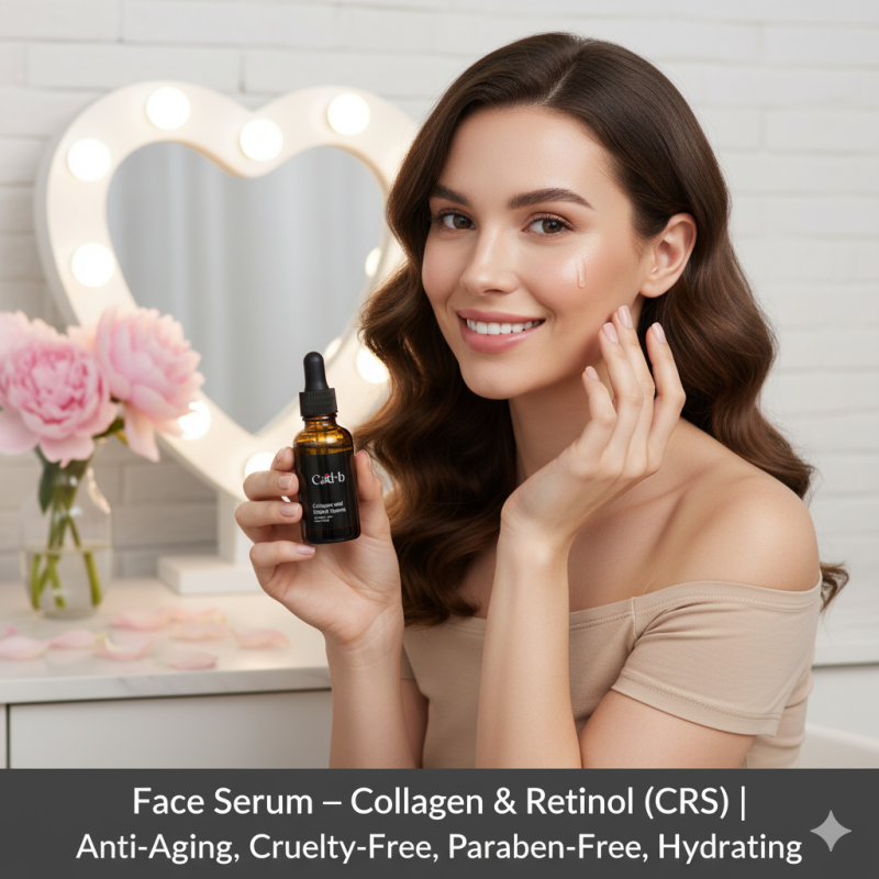 Face Serum – Collagen & Retinol (CRS) | Anti-Aging, Cruelty-Free, Paraben-Free, Hydrating