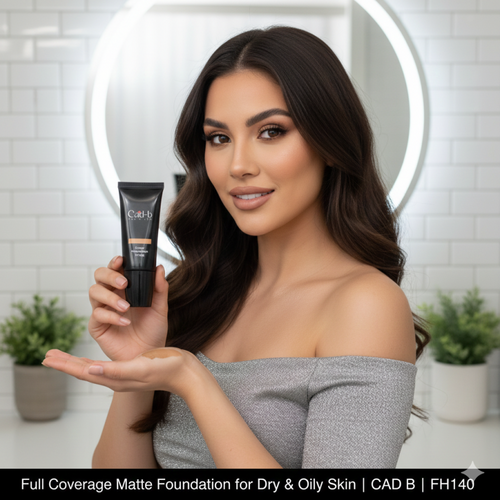 Full Coverage Matte Foundation for Dry & Oily Skin | CAD B | FH140